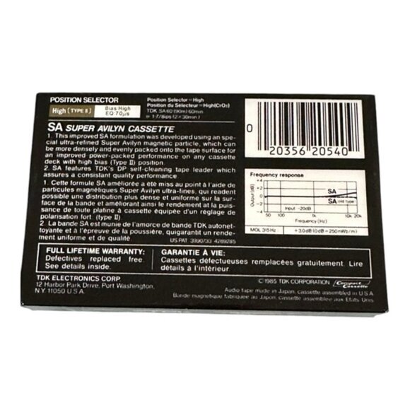 TDK SA 60 TYPE II Cassette Tapes Lot Of 7 - Picture 7 of 9